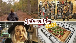 Autumn Forest Walk, Halloween Party, Costumes & Cosy Food! | Autumn 2021 Vlog! (Part 2) 🎃🍂