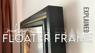 How to Make a Gallery Floater Frame