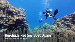 [4K] Egypt Hurghada Red Sea Boat Diving (with Muji Tour) 이집트 후루가다(홍해) 보트 펀 다이빙 with 무지투어 day_03