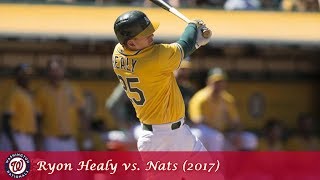 Oakland A's Hitting Clinics Episode 5 - Ryon Healy vs. Nationals (2017)