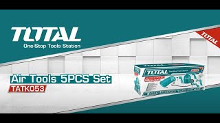 TOTAL Air Tools 5PCS Set  TATK053