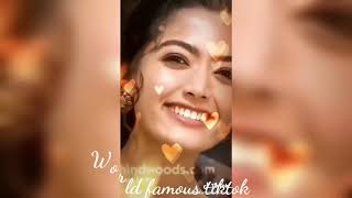 Rashmika mandana new tiktok