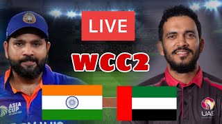 wcc2 IND VS UAE live cricket India versus USA wcc 2 over match final and World Cup T20