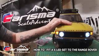 Fitting A 15925 LED Kit To The Carisma Range Rover Classic Shell