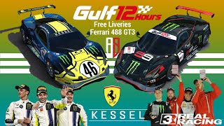 Ferrari 488 GT3 | Rossi & Lorenzo Livery | Kessel Racing | Gulf 12 Hours | Real Racing 3