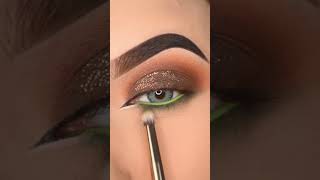 Mehandi eye makeup tutorial 🤎 #eyemakeup #mehandimakeup #like #comment #share #tutorial