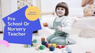 #1. How to become a Preschool/Nursery teacher | MARG CAREER SHORTS