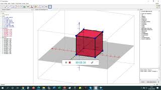 Planif. e elementos do cubo GEOGEBRA