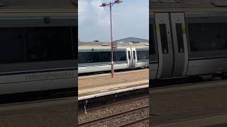 Class 168324 + 166113 Chiltern Railways To Kidderminster Speeding Past Tyseley Station. #shorts