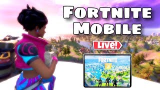 Fortnite Mobile Live! Playing the New Fortnite Season (solos) | short stream