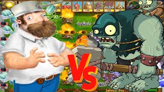 Plants vs Zombies Real Life Edition Hack - Dave vs 999 Gargantuar Zombies vs Dr. Zomboss