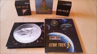 Star Trek Stamp and Coin Collection Set 2016 from Canada Post