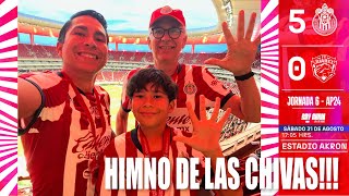 Chivas 5-0 Juárez J6 AP 2024 (Himno Oficial de las Chivas) 31-Ago-2024