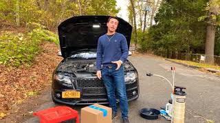 How to do an oil change with a schwaben fluid extractor: Audi S4 style! (Proper maintenance)