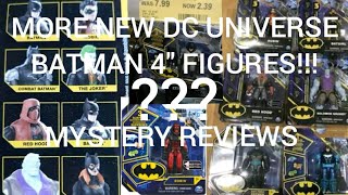 NEW DC UNIVERSE & BATMAN 4" SPIN MASTER FIGURES 2022 IN HAND MYSTERY REVIEWS