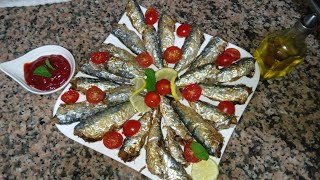 سردين مشوي#بطريقة_صحية_في الفرن#grilled sardines# in a healthy way in the oven#