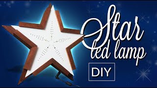 STAR - Christmas  led lamp decoration - Step by step DIY