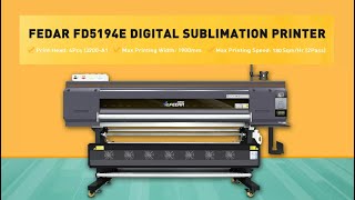 High Speed Fedar FD5194E Textile Printing Machine