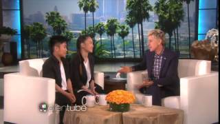 THE ELLEN SHOW : ARIANA GRANDE & LUCKY ACES