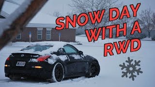 A Day In a 350Z | RWD In The Snow!