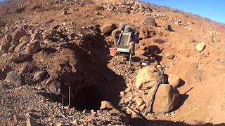 DIGGING FOR GOLD! in MOJAVE DESERT! "RIGHT LEFT WRONG"