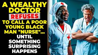 A Wealthy Doctor Refuses To Call A Poor Young Black Man "Nurse"... Until Something Surprising Happen