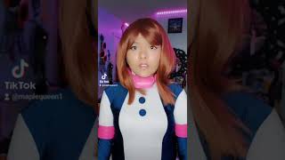 Gotta love some drama #mha #uraraka #mhacosplay #urarakaochako #myheroacademia myhe #anime #weeb