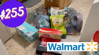 $255 Walmart Grocery Haul