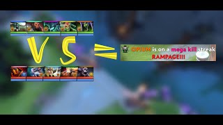 Rubick Rampage on 0min. Dota 2