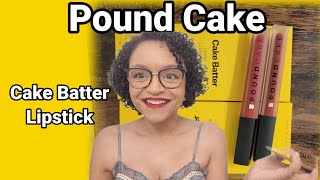 PoundCake Cake Batter Lipstick Review