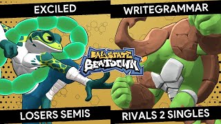 Bay State Beatdown 139 Rivals 2 - Exciled (Ranno) vs WriteGrammar (Kragg) - Losers Semis