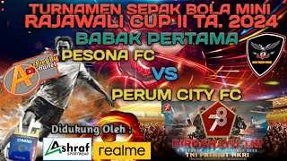 Pesona Fc [Ds. Nata] Vs Perum City Fc [Kel. Panggi] Sepak Bola Mini Rajawali Cup Ta. 2024