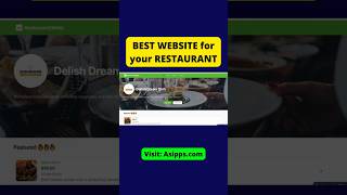 BEST WEBSITE for your RESTAURANT #shorts