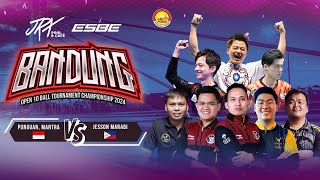 FULL MATCH Bandung Open 10-Ball Tournament 2024 Punguan - Mantra vs Jesson Marabi - (PHI)