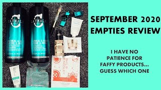 SEPTEMBER 2020 EMPTIES REVIEW