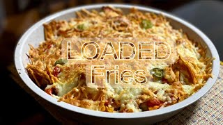 LOADED FRIES // CHICKEN LOADED FRIES RECIPE //#Shorts