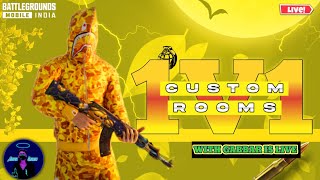 OPEN COUSTOM ROOM 1V1 TDM MATCH || GABBAR IS LIVE  #tdmchallenge #1v1 #coustom #bgmi  #tdmgameplay