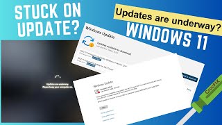 Windows 11 stuck on UPDATES? Update problem and stuck on black screen? Solution