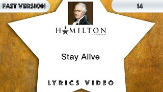 14 episode: Hamilton - Stay Alive [Music Lyrics] - 3x faster