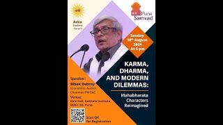 PUNE SAMWAD - KARMA, DHARMA, AND MODERN DILEMMAS…