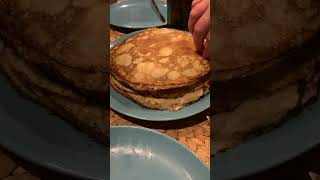 Evening pancakes #shorts #vlog #summer #pancakes #pancake