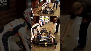 She raced to 2nd place WITH A FLAT TYRE!!! #Karting #Racing #motorsport