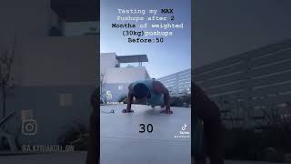 Testing my max pushups#pushups #calisthenics #streetworkout #sports #gym #fyp #motivation