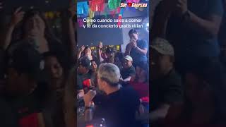 Virlán García se emborracha y regala show