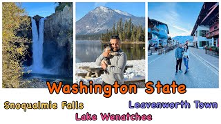 Washington State Vlog 2022 | Snoqualmie Falls | Lake Wenatchee | Leavenworth Town | Travel with Dog