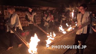 Kameido Tenjin Shrine Taimatsu Torch Festival 2016 亀戸天神社 神忌祭（松明祭り）