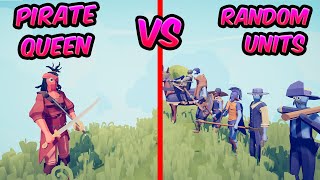 PIRATE QUEEN vs RANDOM UNİTS| TABS - Totally Accurate Battle Simulator