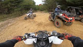 Mountain ridge trx450 ride part 3