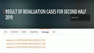 Mumbai University Revaluation Results|| 2nd half 2019 || 3rd year B.Arch