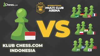 NOBAR Member Klub Chesscom INDONESIA Tanding INTERNATIONAL MULTI CLUB ARENA  | LIVE 18 Oktober 23:00